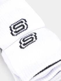 Шкарпетки та гольфи Skechers 3PK 1/2 TERRY RIBBED CREW модель S117454-100 Фото