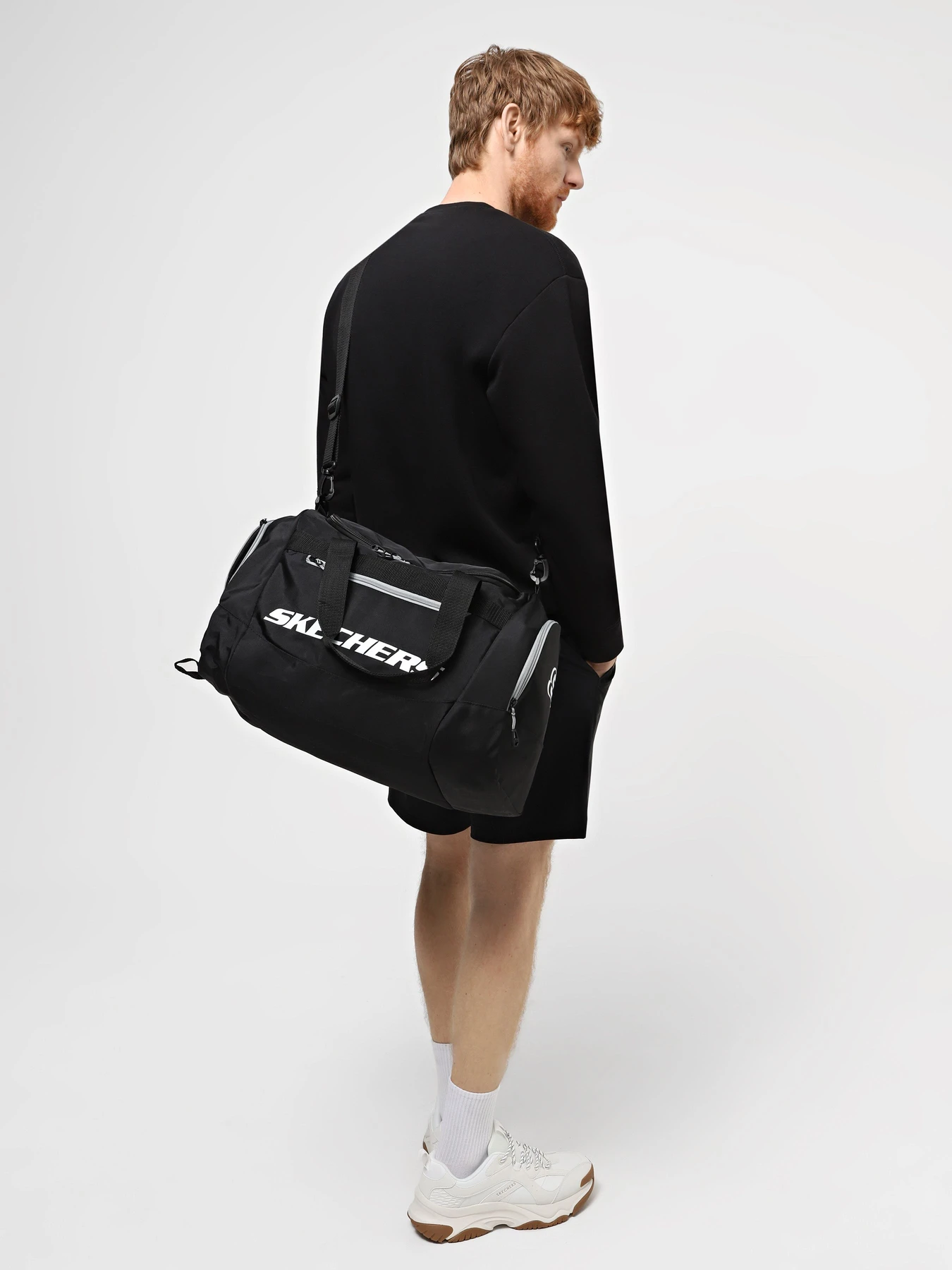 Сумки Skechers Small Weekender Dufel модель SKCH8476 BLK Сумки Skechers Small Weekender Dufel модель SKCH8476 BLK Фото