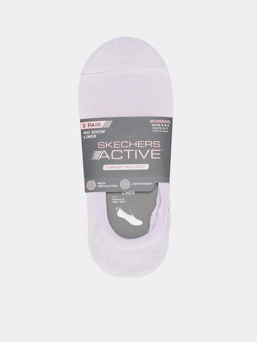Носки и гольфы Skechers 5PK NON TERRY SEMI MICROFIBER модель S113836-501 Фото