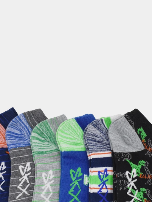 Skechers 6PK NON TERRY LOW CUT Набір шкарпеток колір синій фото 3