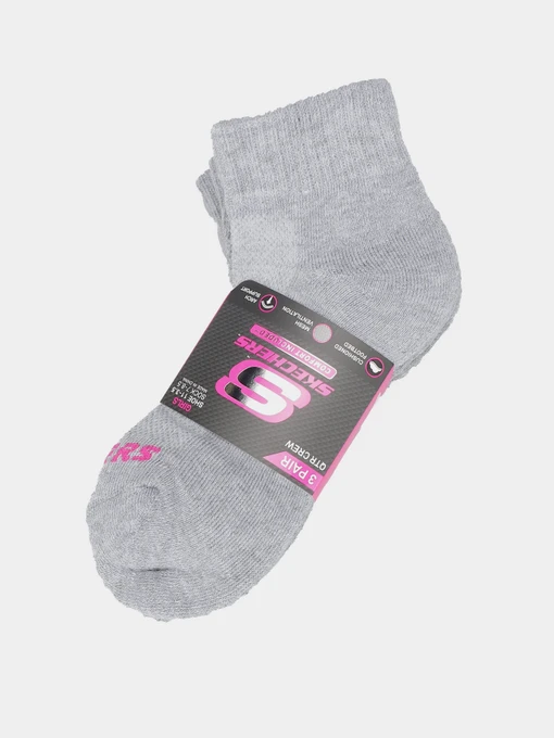 Шкарпетки та гольфи Skechers 3PK 1/2 TERRY QTR CREW модель S119349-035 Фото