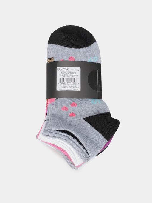 Skechers 6PK NON TERRY LOW CUT Набір шкарпеток колір рожевий фото 2