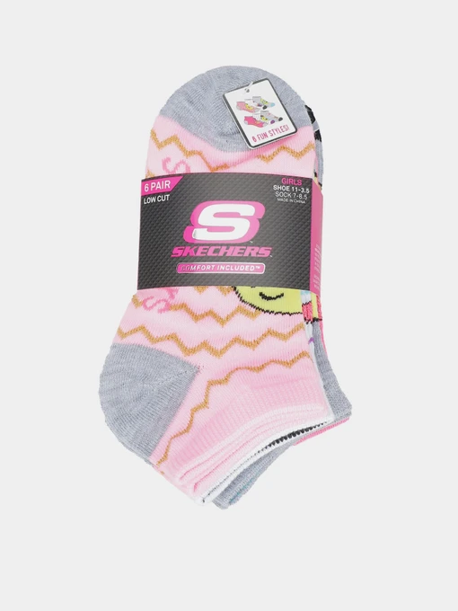 Шкарпетки та гольфи Skechers 6PK NON TERRY LOW CUT модель S110916-678 Фото