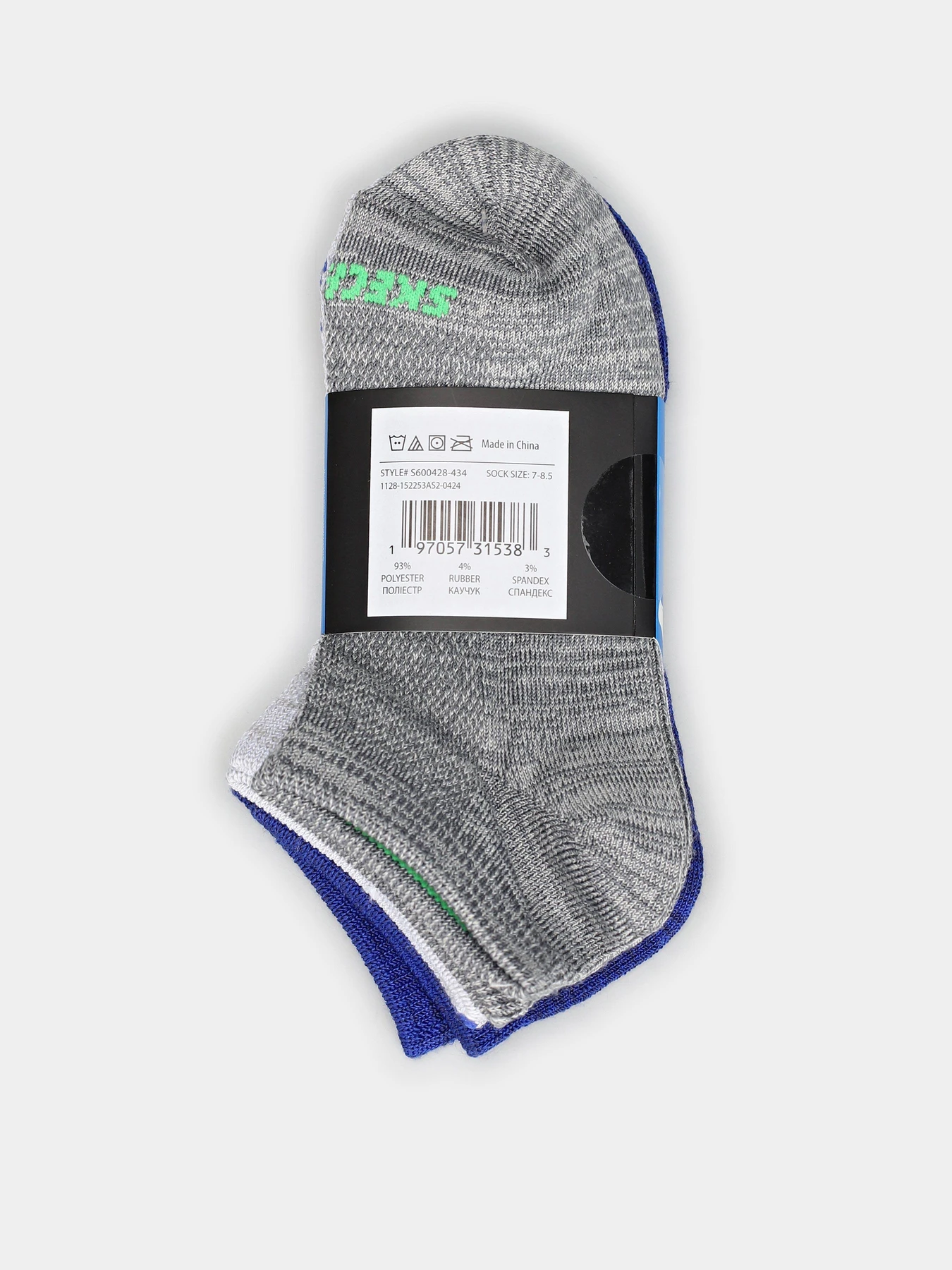 Шкарпетки та гольфи Skechers 6PK NON TERRY LOW CUT модель S600428-434 Шкарпетки та гольфи Skechers 6PK NON TERRY LOW CUT модель S600428-434 Фото