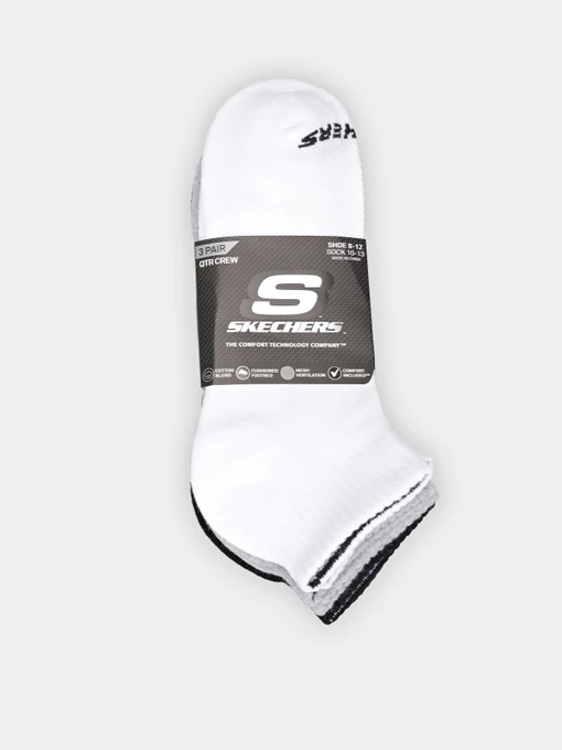 Носки и гольфы Skechers 3PK 1/2 TERRY QTR CREW модель S111035-107 Фото