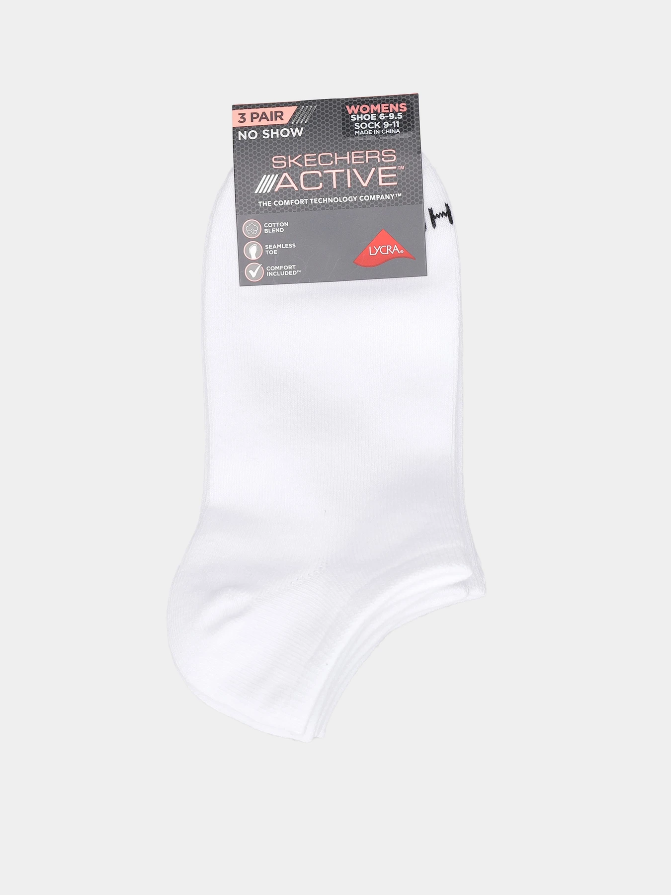 Носки и гольфы Skechers 3PK NON TERRY NO SHOW модель S117214-100 Фото