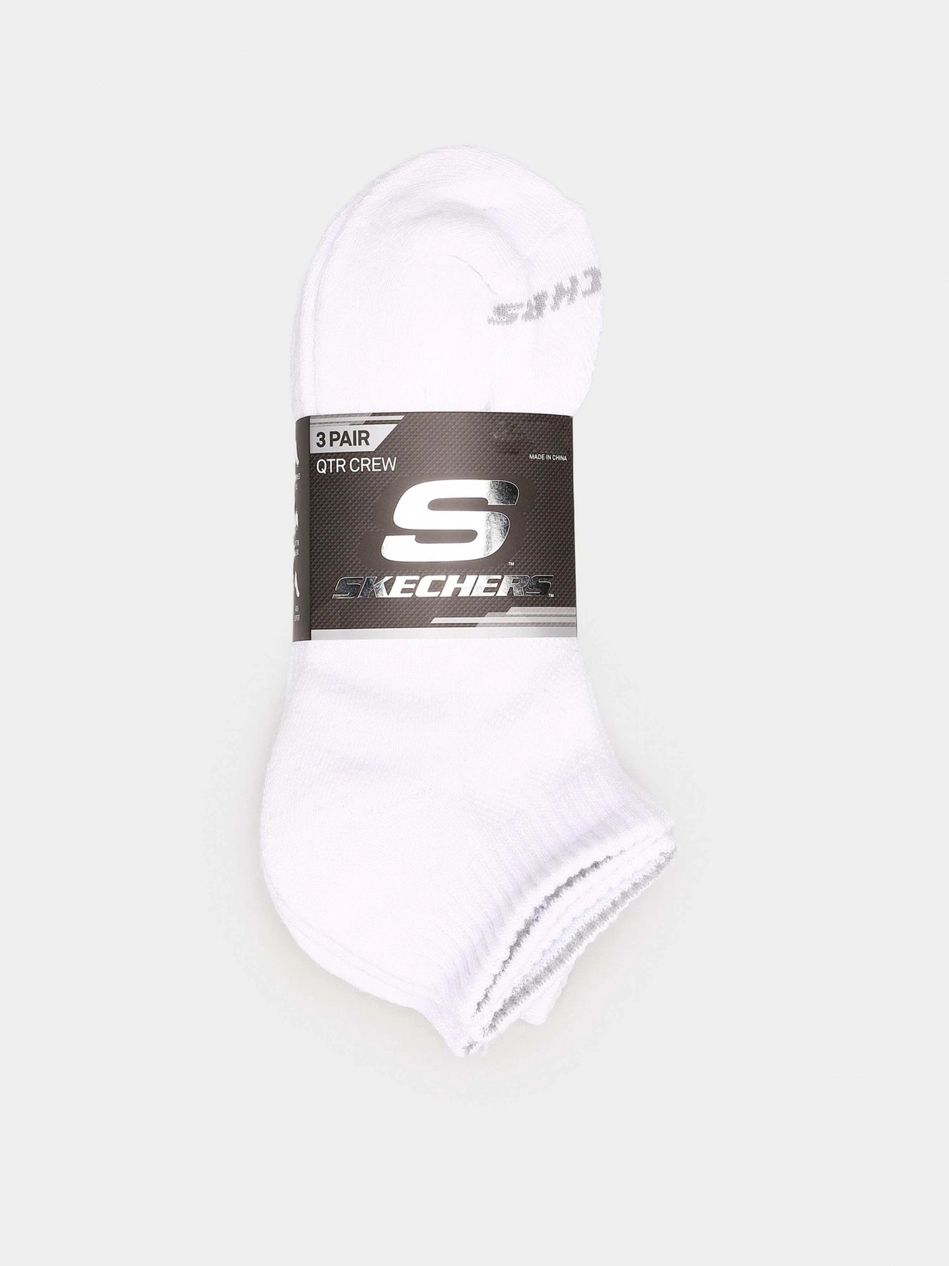 Шкарпетки та гольфи Skechers 3PK 1/2 TERRY QTR CREW модель S111035-100-10 Шкарпетки та гольфи Skechers 3PK 1/2 TERRY QTR CREW модель S111035-100-10 Фото