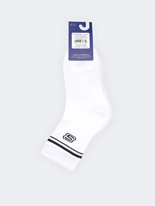 Skechers 3PK FULL TERRY LOW CREW Набір шкарпеток колір білий фото 2