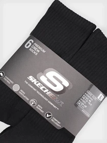 Носки и гольфы Skechers 6PK 1/2 TERRY CREW модель S118220-001 Фото