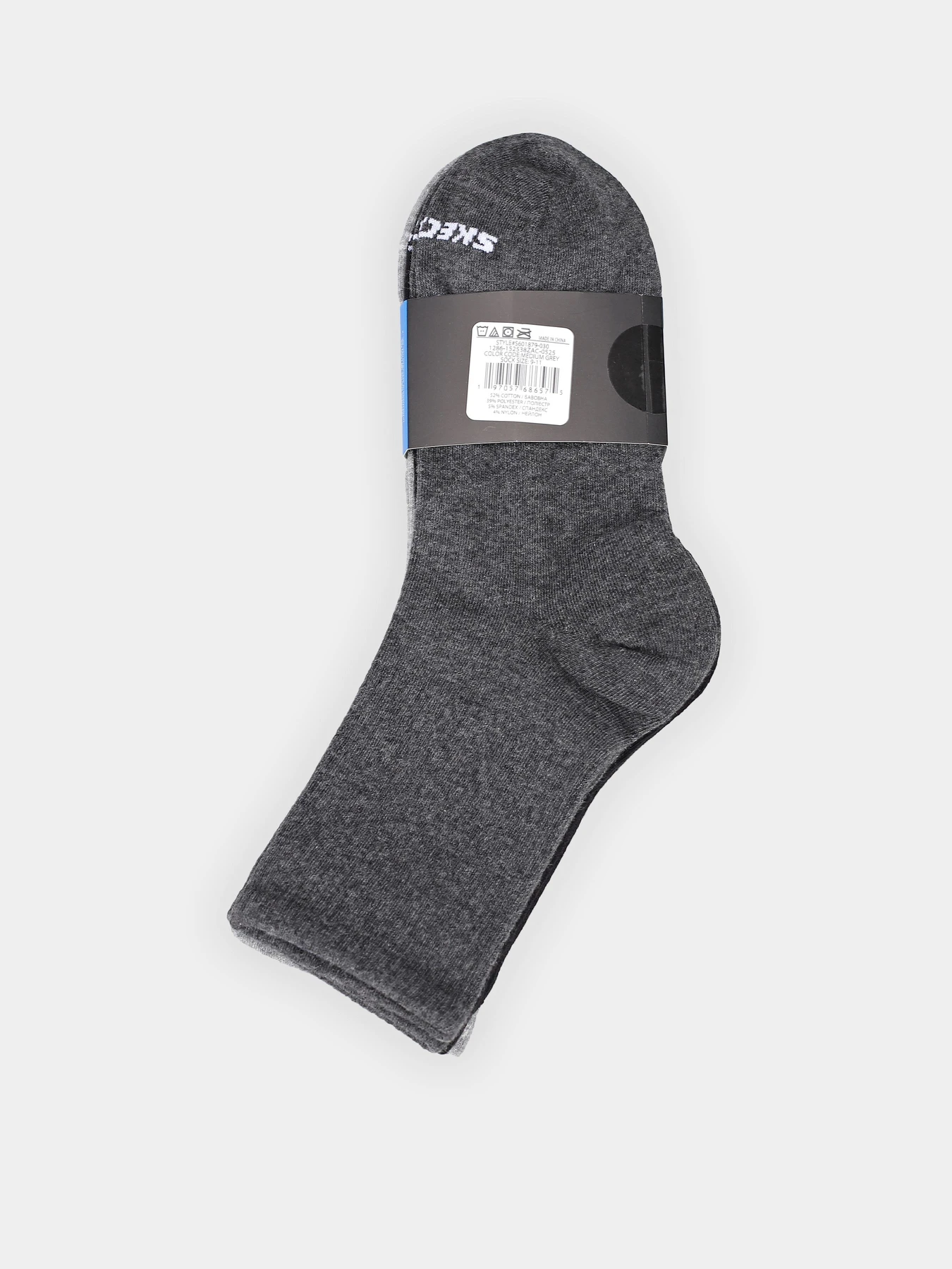 Носки и гольфы Skechers 3PK NON TERRY LOW CREW модель S601879-030 Носки и гольфы Skechers 3PK NON TERRY LOW CREW модель S601879-030 Фото