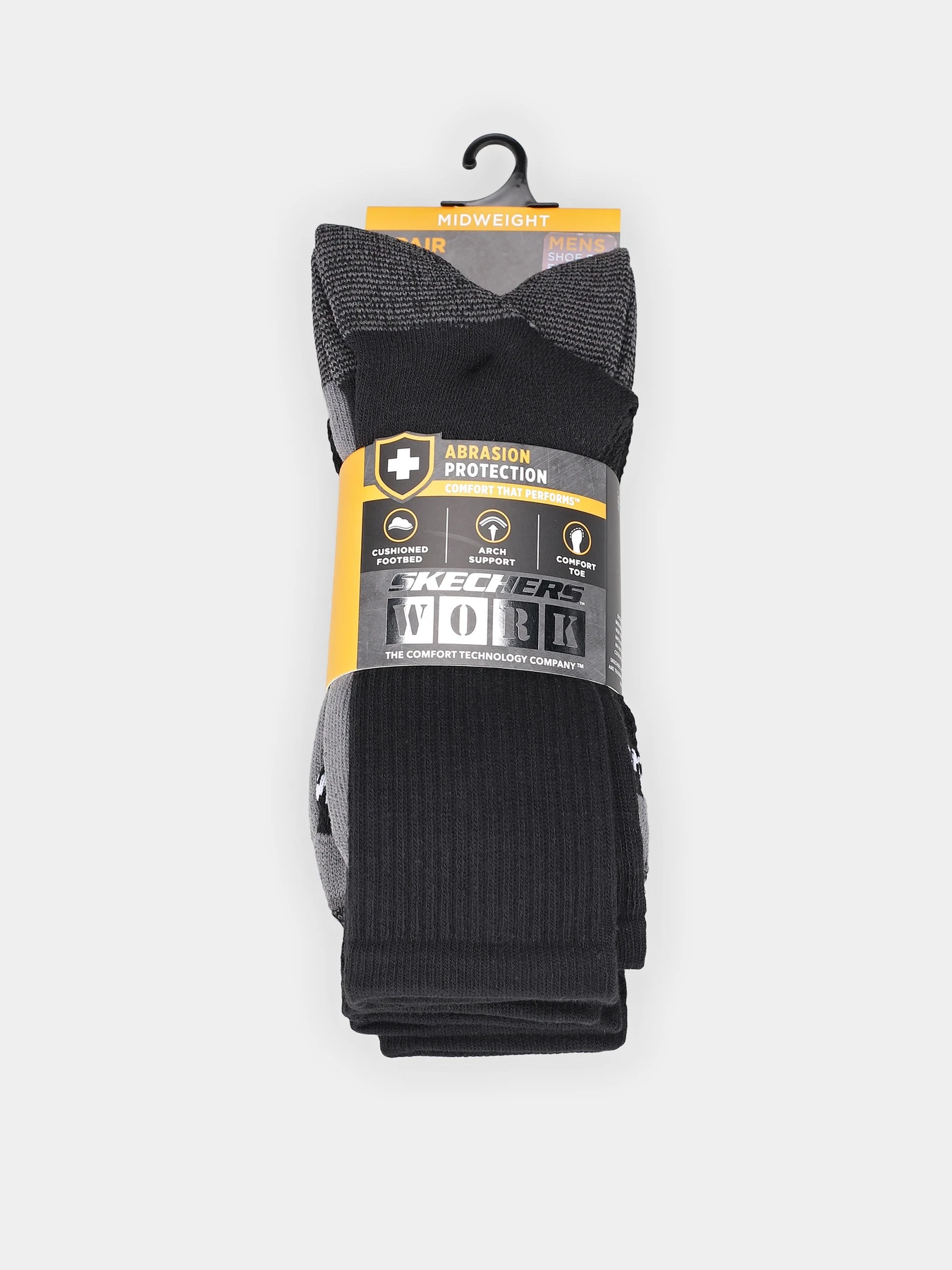 Носки и гольфы Skechers 3PK 1/2 TERRY CREW модель S106859-001 Носки и гольфы Skechers 3PK 1/2 TERRY CREW модель S106859-001 Фото