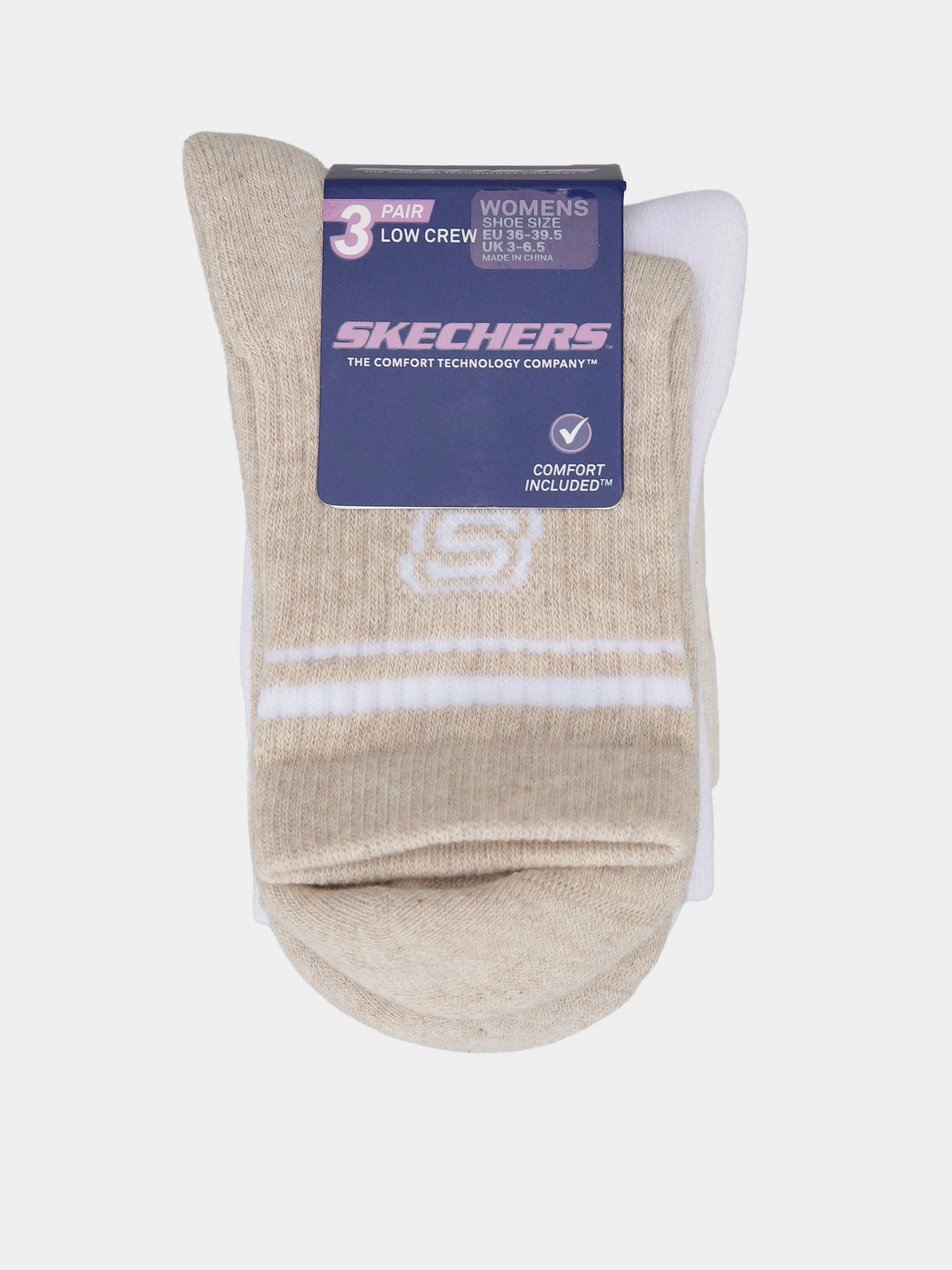 Носки и гольфы Skechers 3PK WOMENS FULL TERRY LOW CREW модель S601827-273 Фото