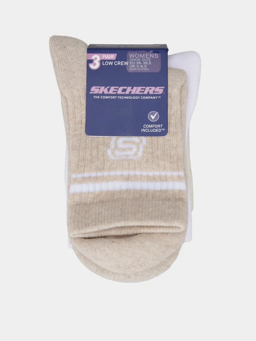 Шкарпетки та гольфи Skechers 3PK WOMENS FULL TERRY LOW CREW модель S601827-273 Фото