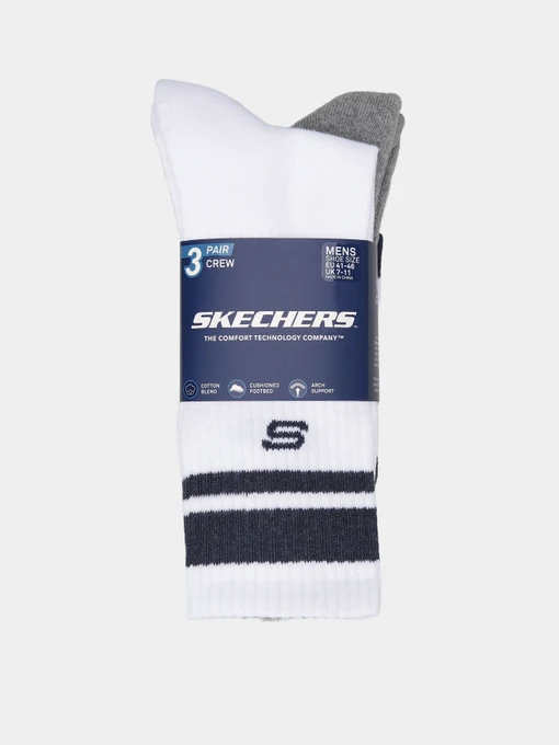 Носки и гольфы Skechers 3PK MENS 1/2 TERRY CREW модель S601845-109 Фото