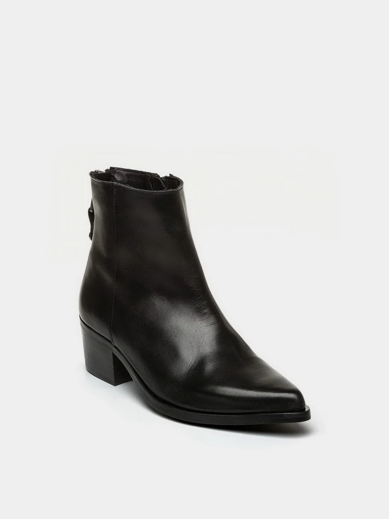 Черевики та чоботи Steve Madden Sorana модель SM19000055 BLACK LEATHER Черевики та чоботи Steve Madden Sorana модель SM19000055 BLACK LEATHER Фото