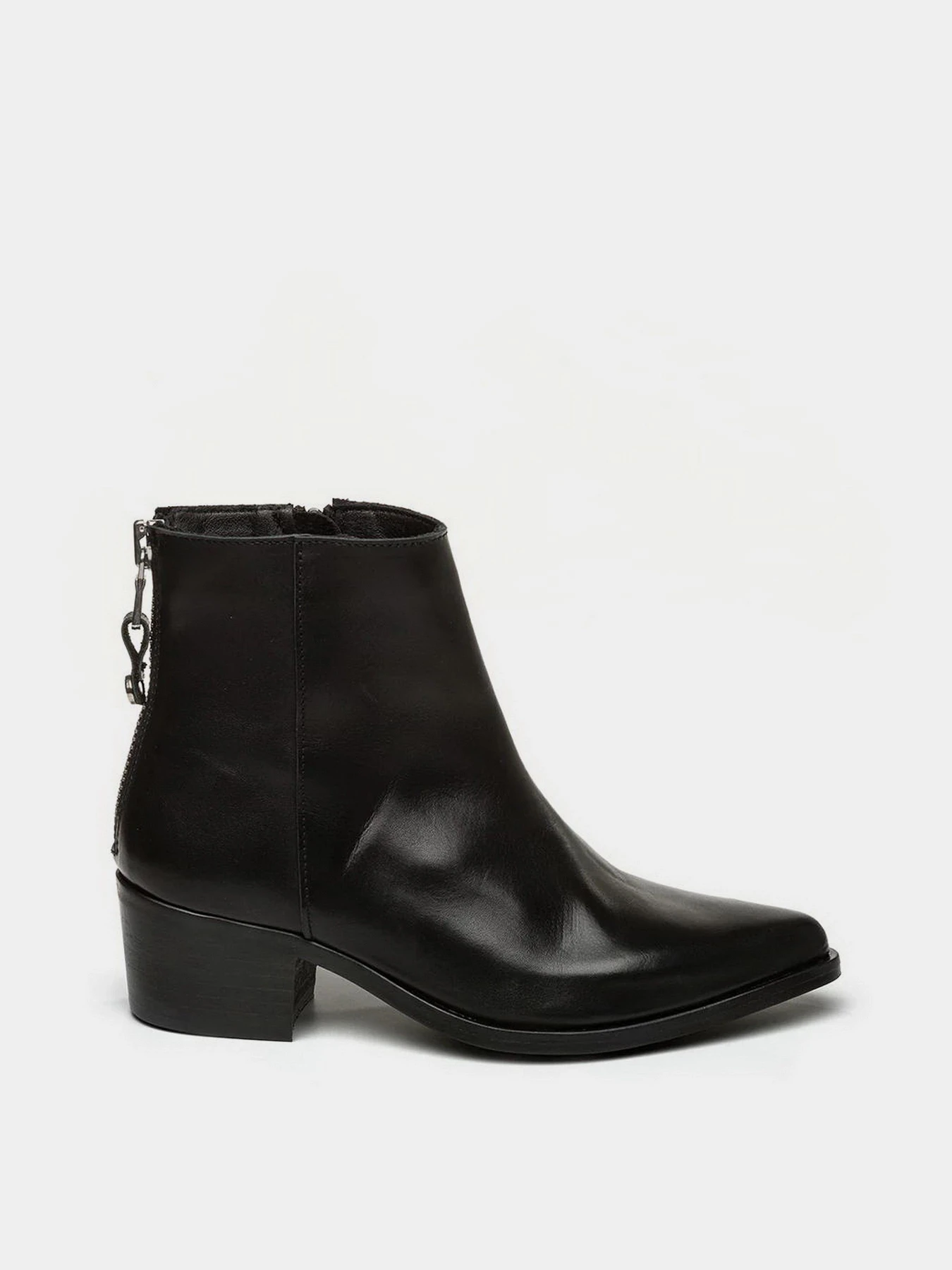 Черевики та чоботи Steve Madden Sorana модель SM19000055 BLACK LEATHER Черевики та чоботи Steve Madden Sorana модель SM19000055 BLACK LEATHER Фото