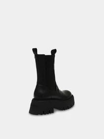Черевики та чоботи Steve Madden Obtain модель SM11002704 BLK ACTION LEATHER Фото
