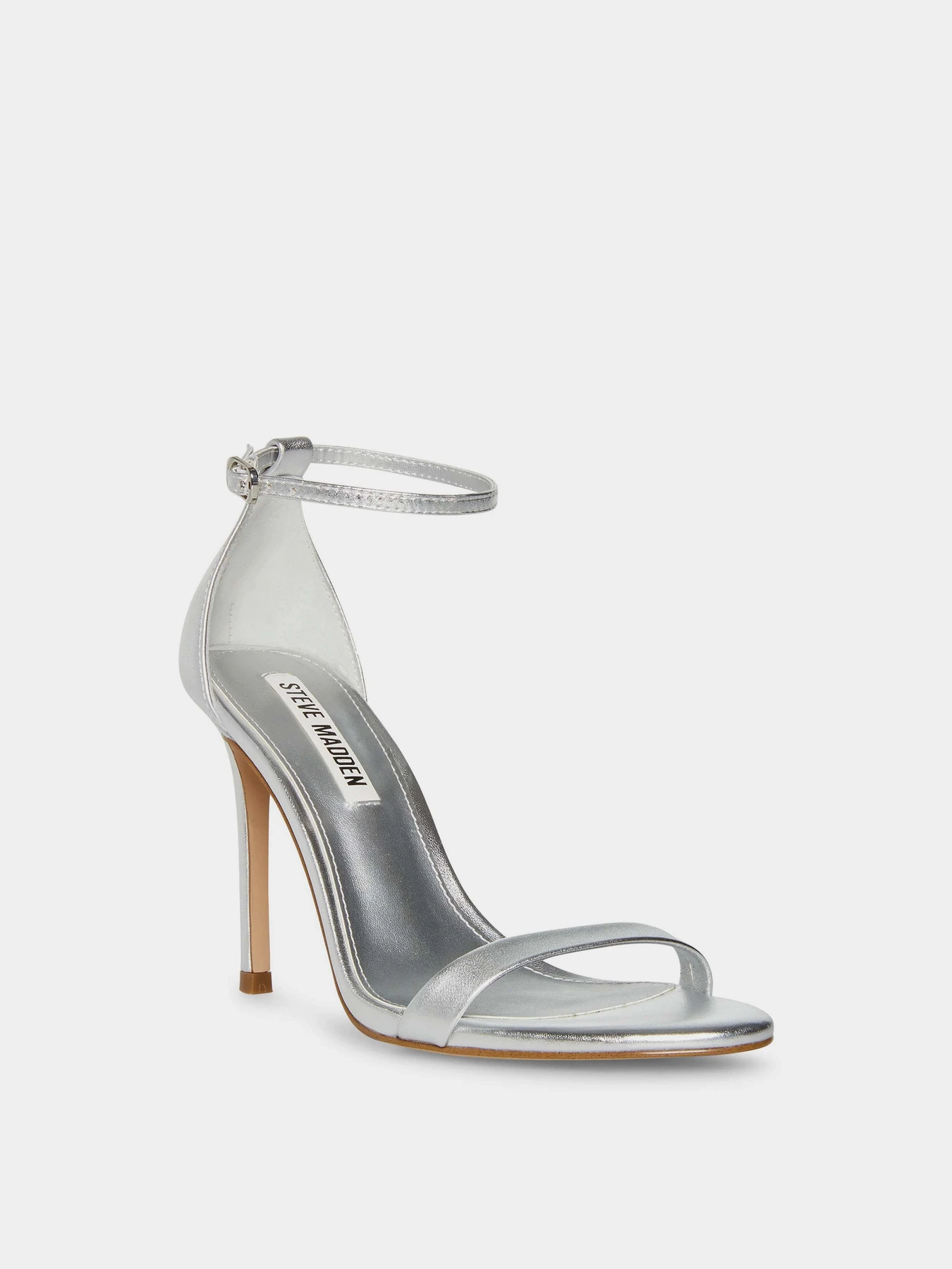 Босоножки Steve Madden модель SM11002956 SILVER LEATHER Босоножки Steve Madden модель SM11002956 SILVER LEATHER Фото