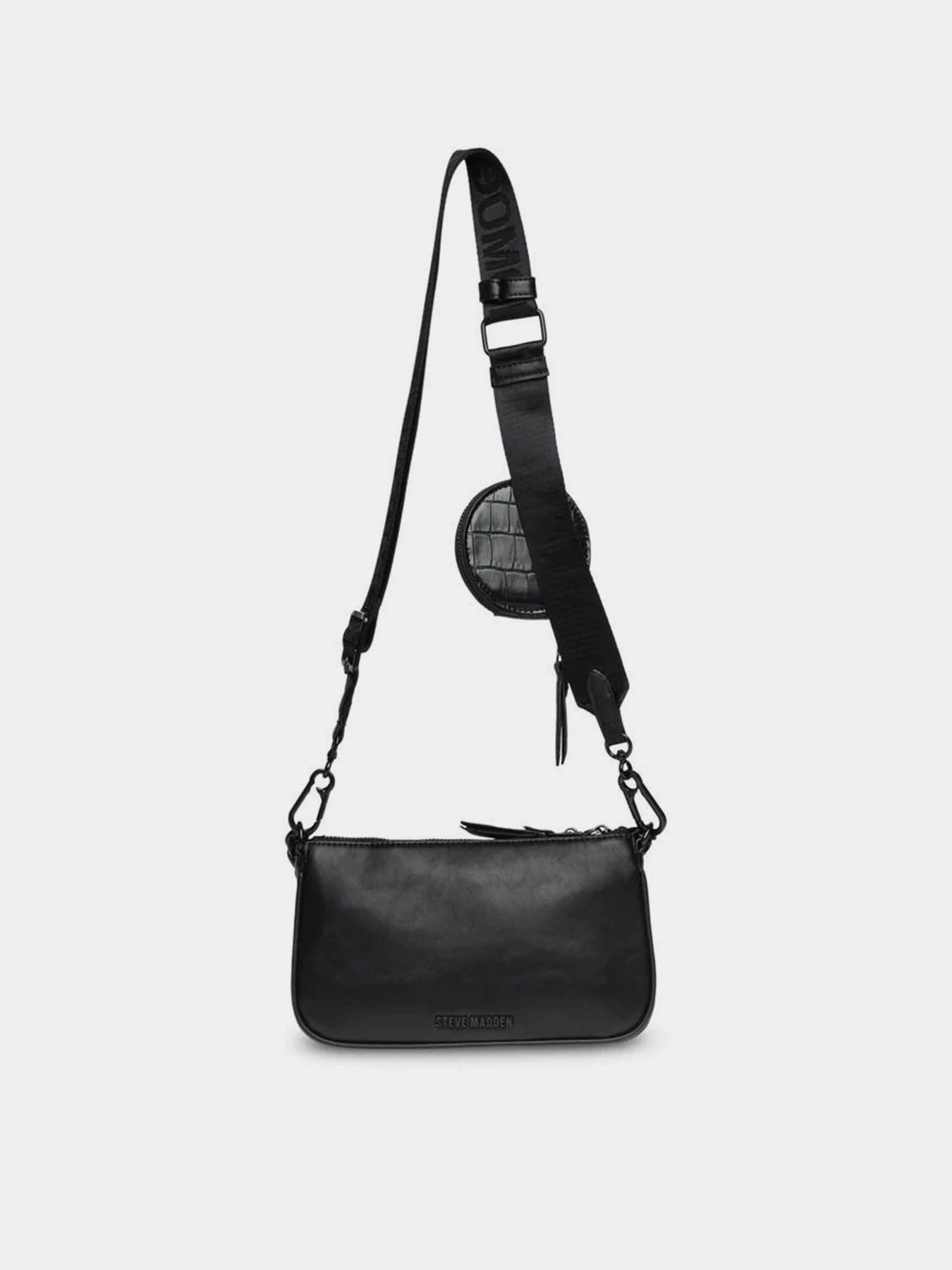 Сумки Steve Madden Bmollie модель SM13001278 BLACK/WHITE Сумки Steve Madden Bmollie модель SM13001278 BLACK/WHITE Фото