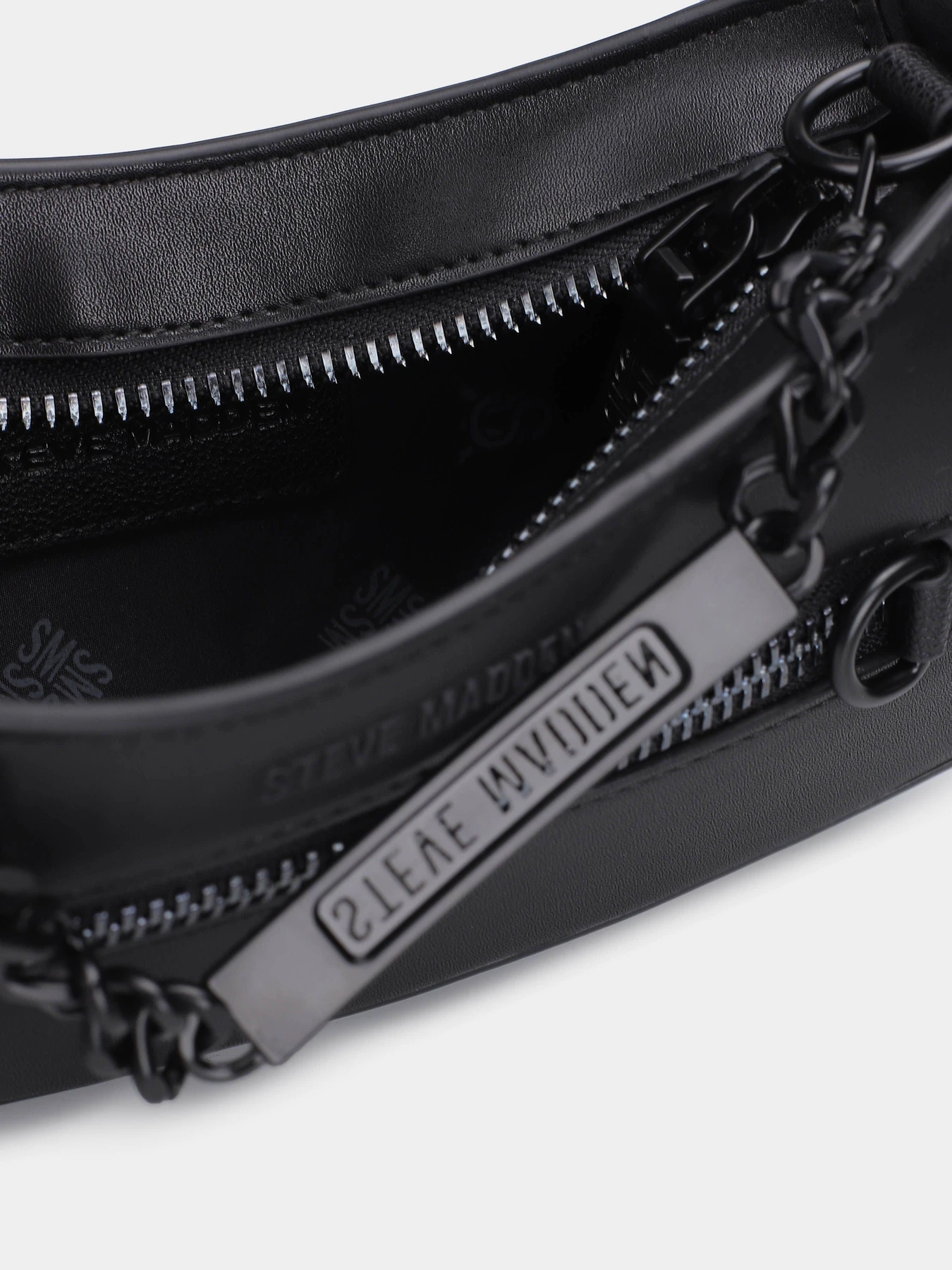 Сумки Steve Madden Duna модель SM13001247 BLACK/BLACK Сумки Steve Madden Duna модель SM13001247 BLACK/BLACK Фото