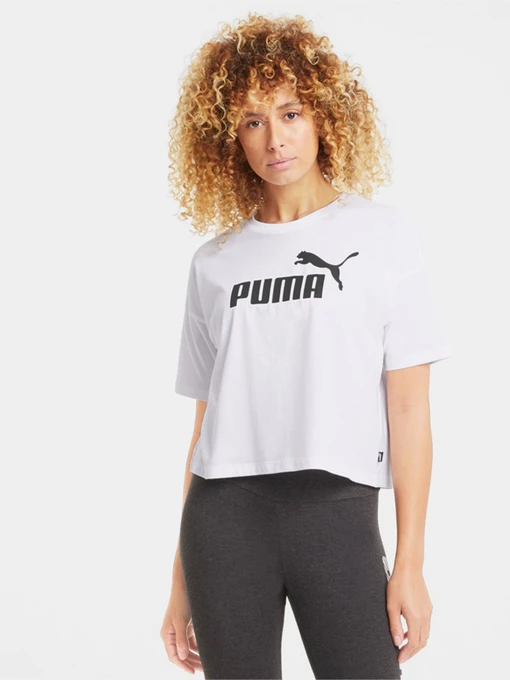 Футболки и поло PUMA Essentials Logo Cropped модель 58686602 Фото