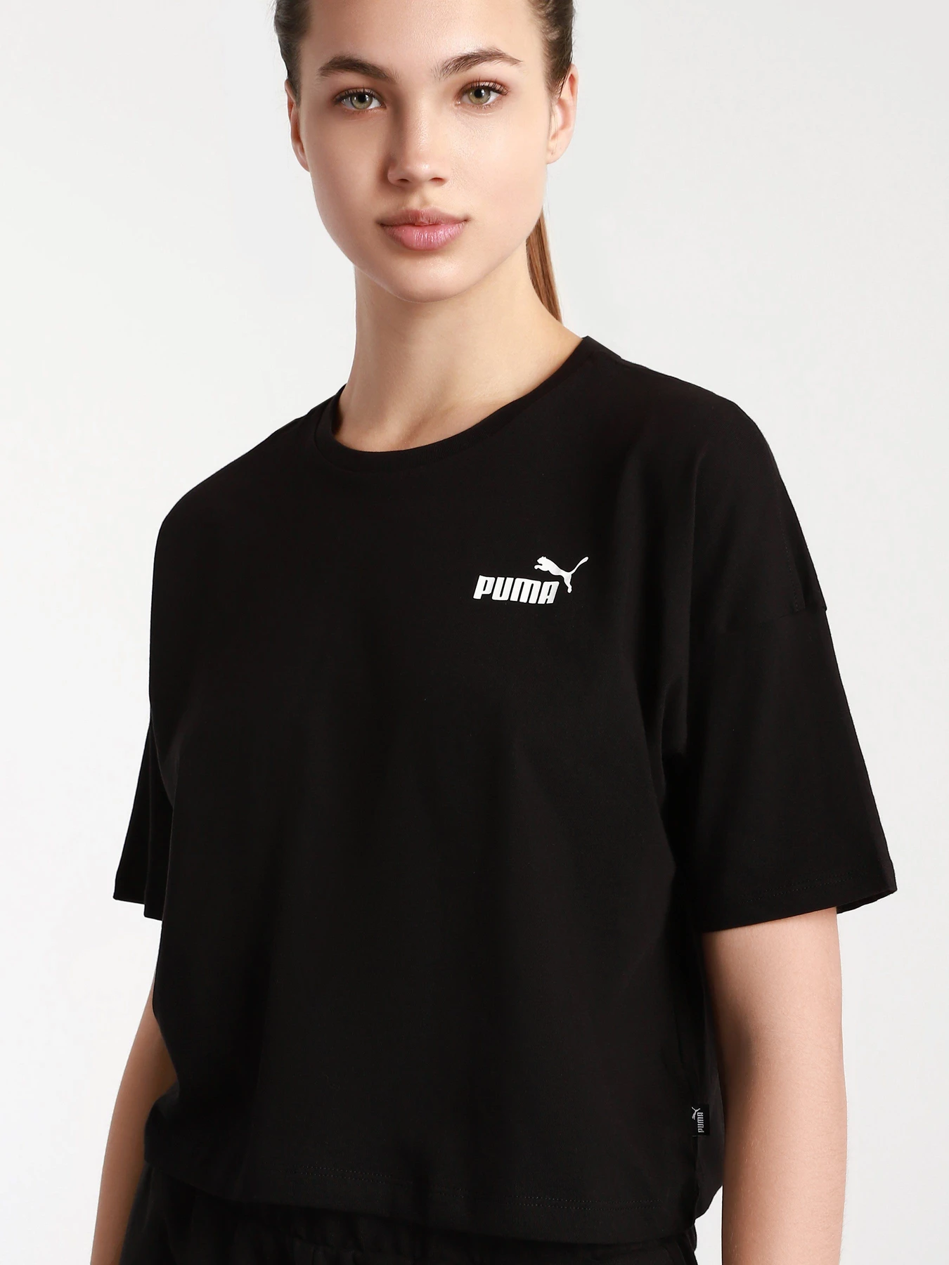 Футболки і поло PUMA Essentials Cropped Small Logo модель 58686701 Футболки і поло PUMA Essentials Cropped Small Logo модель 58686701 Фото