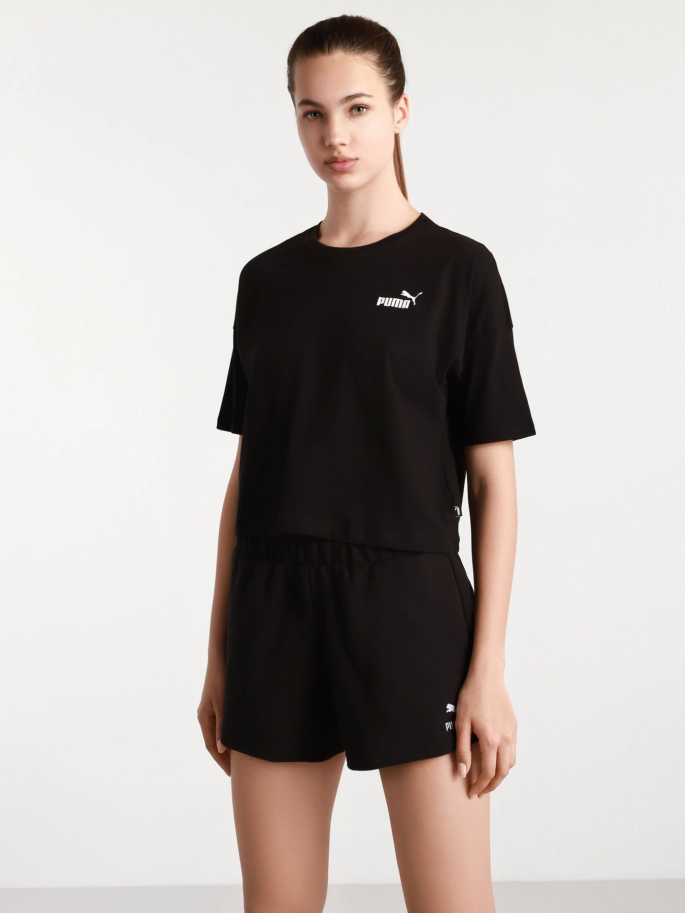 Футболки і поло PUMA Essentials Cropped Small Logo модель 58686701 Футболки і поло PUMA Essentials Cropped Small Logo модель 58686701 Фото