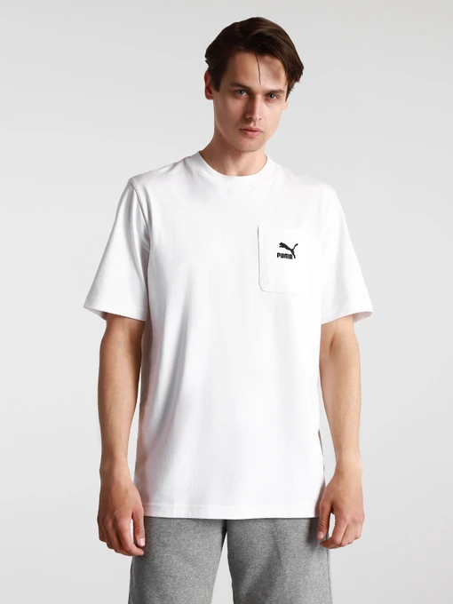 Футболки і поло PUMA Classics Pocket Tee модель 53253502 Фото