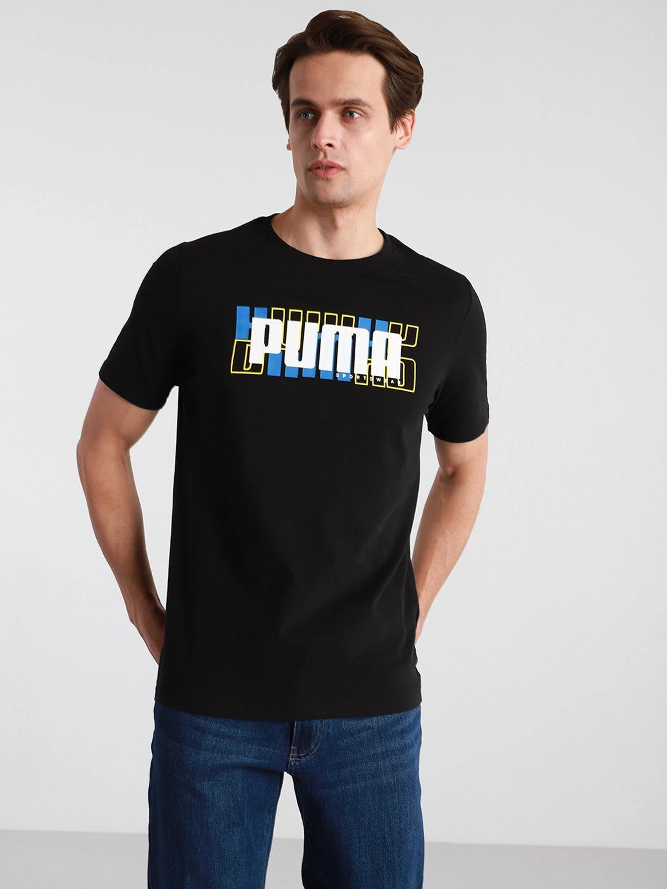 Футболки і поло PUMA ATHLETICS Tee Big Logo модель 58575651 Фото