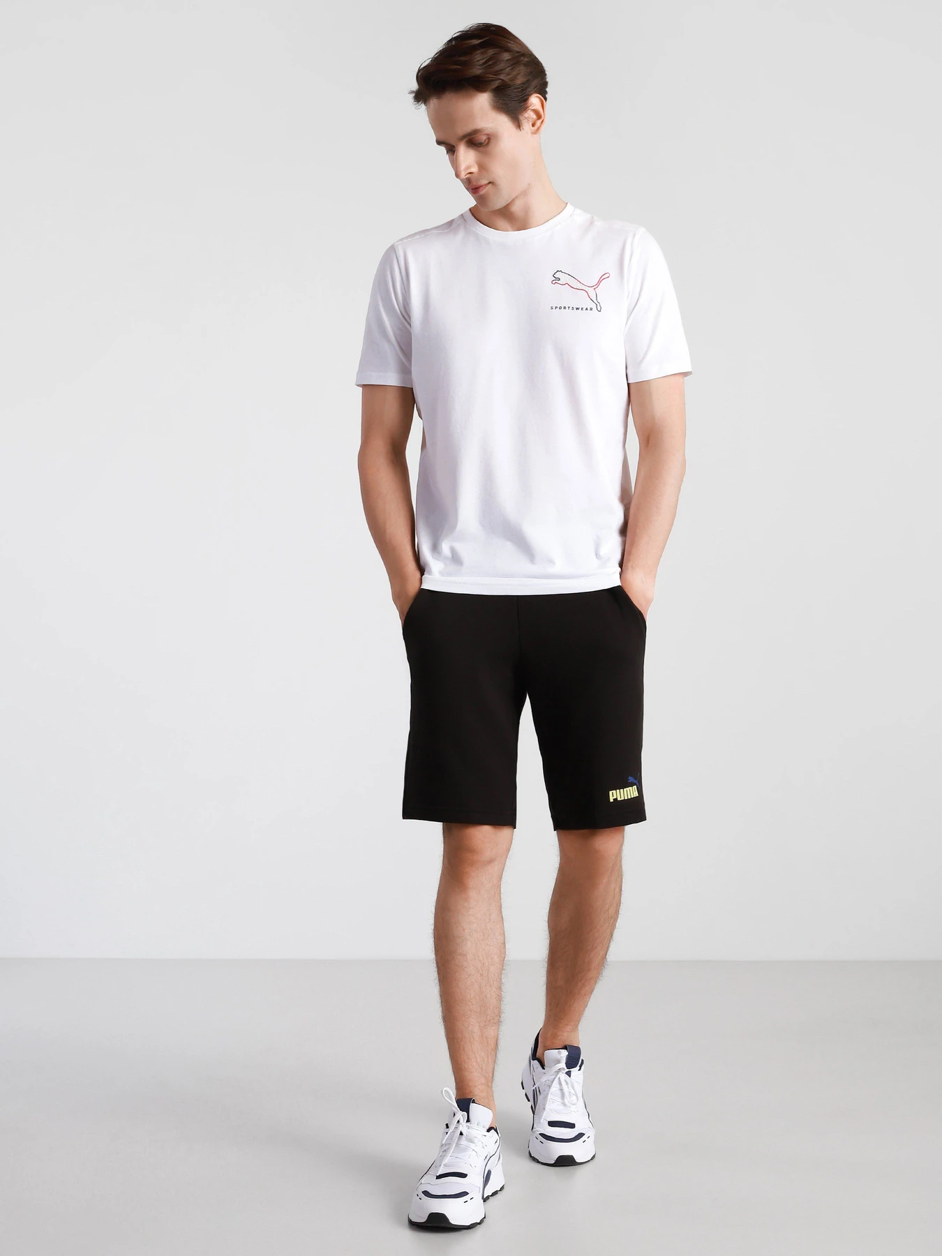 Шорты PUMA ESS + 2 Col 10 Medium модель 58676601 Шорты PUMA ESS + 2 Col 10 Medium модель 58676601 Фото