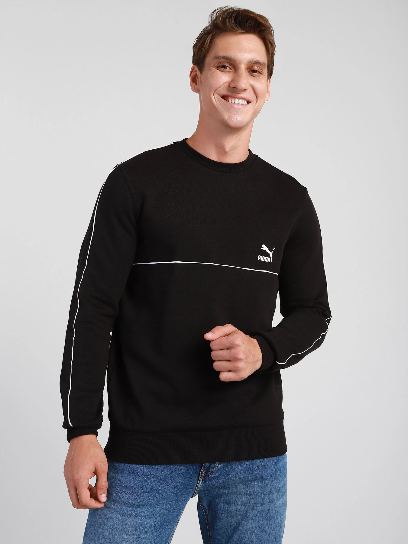 Худи и свитшоты PUMA CLSX Piped Crew TR модель 53170201 Худи и свитшоты PUMA CLSX Piped Crew TR модель 53170201 Фото