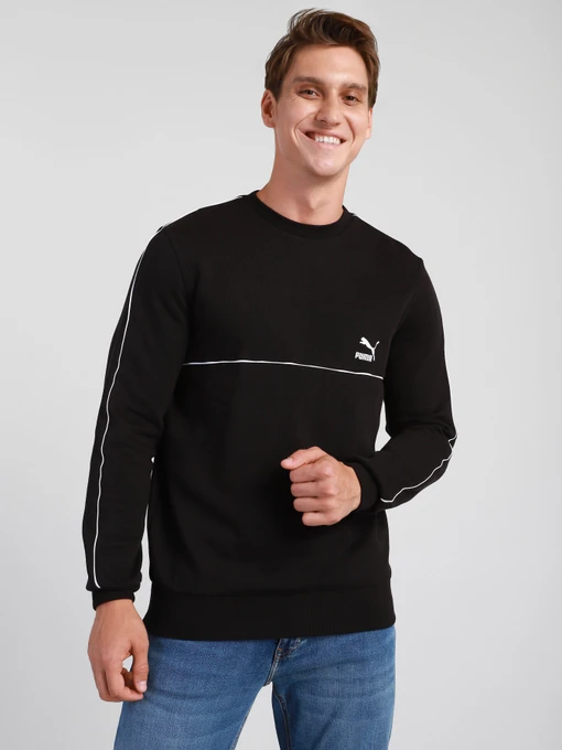 Худи и свитшоты PUMA CLSX Piped Crew TR модель 53170201 Фото