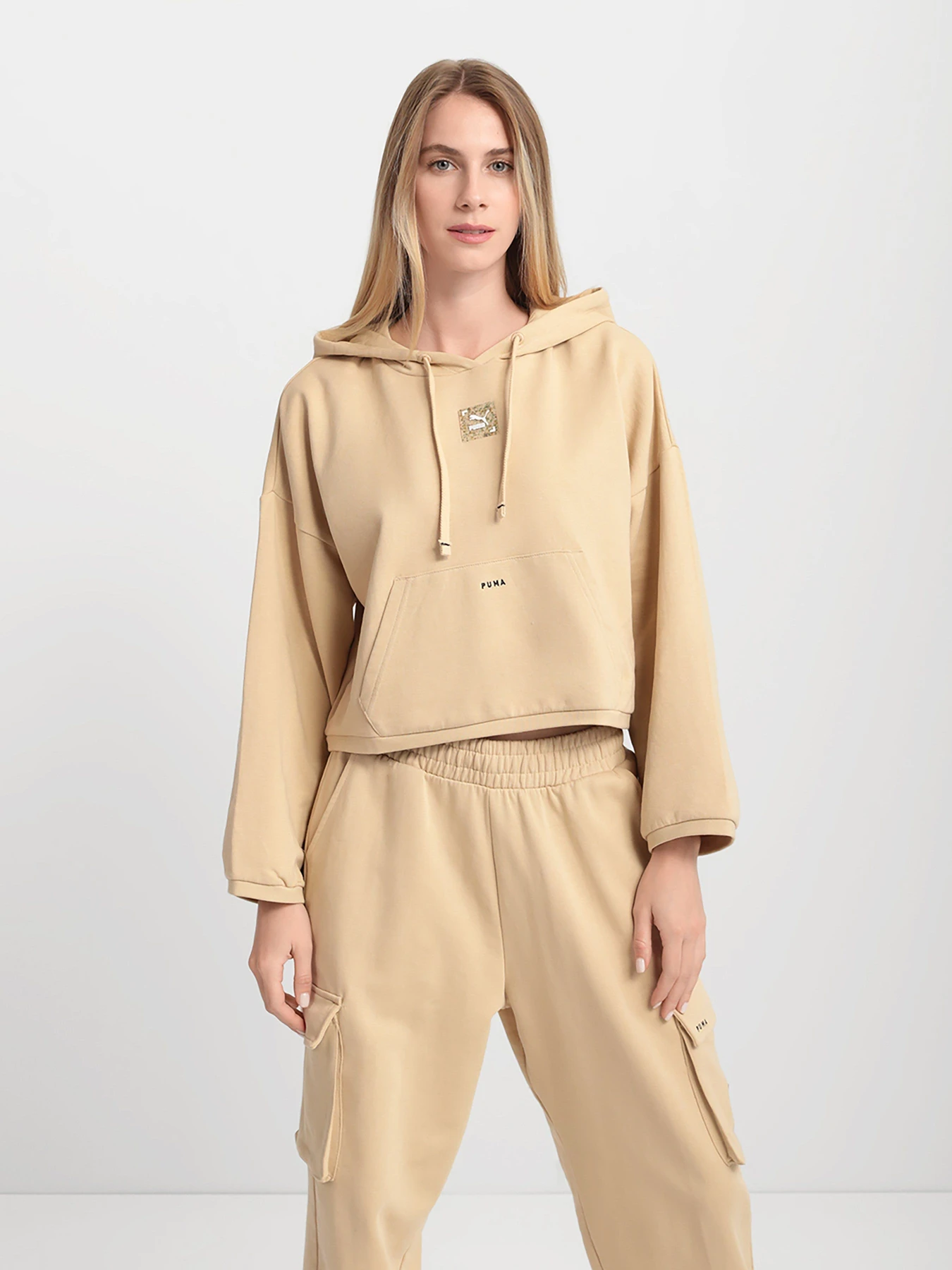 Худи и свитшоты PUMA RE.GEN Cropped Hoodie модель 53194120 Фото