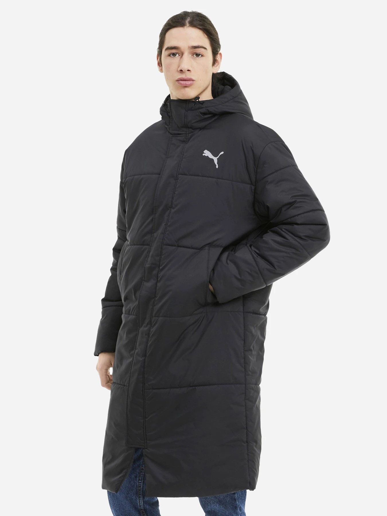 Куртки та дублянки PUMA Ess+ Long Padded модель 58359001 Фото