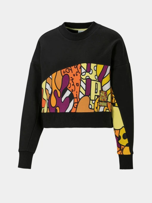 Худи и свитшоты PUMA x BRITTO W Crew модель 53223601 Фото