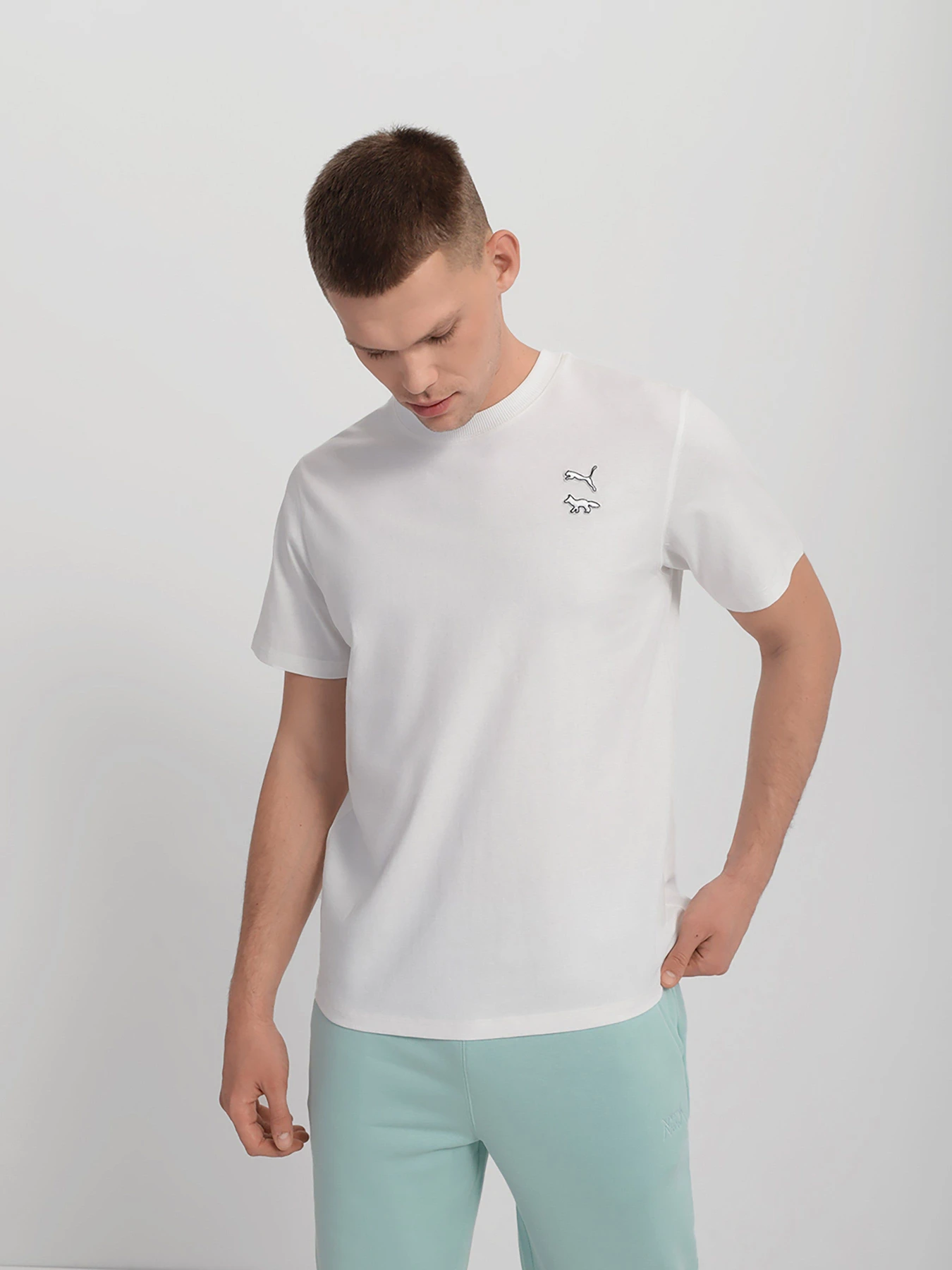 Футболки і поло PUMA X MAISON KITSUNÉ модель 53232702 Футболки і поло PUMA X MAISON KITSUNÉ модель 53232702 Фото