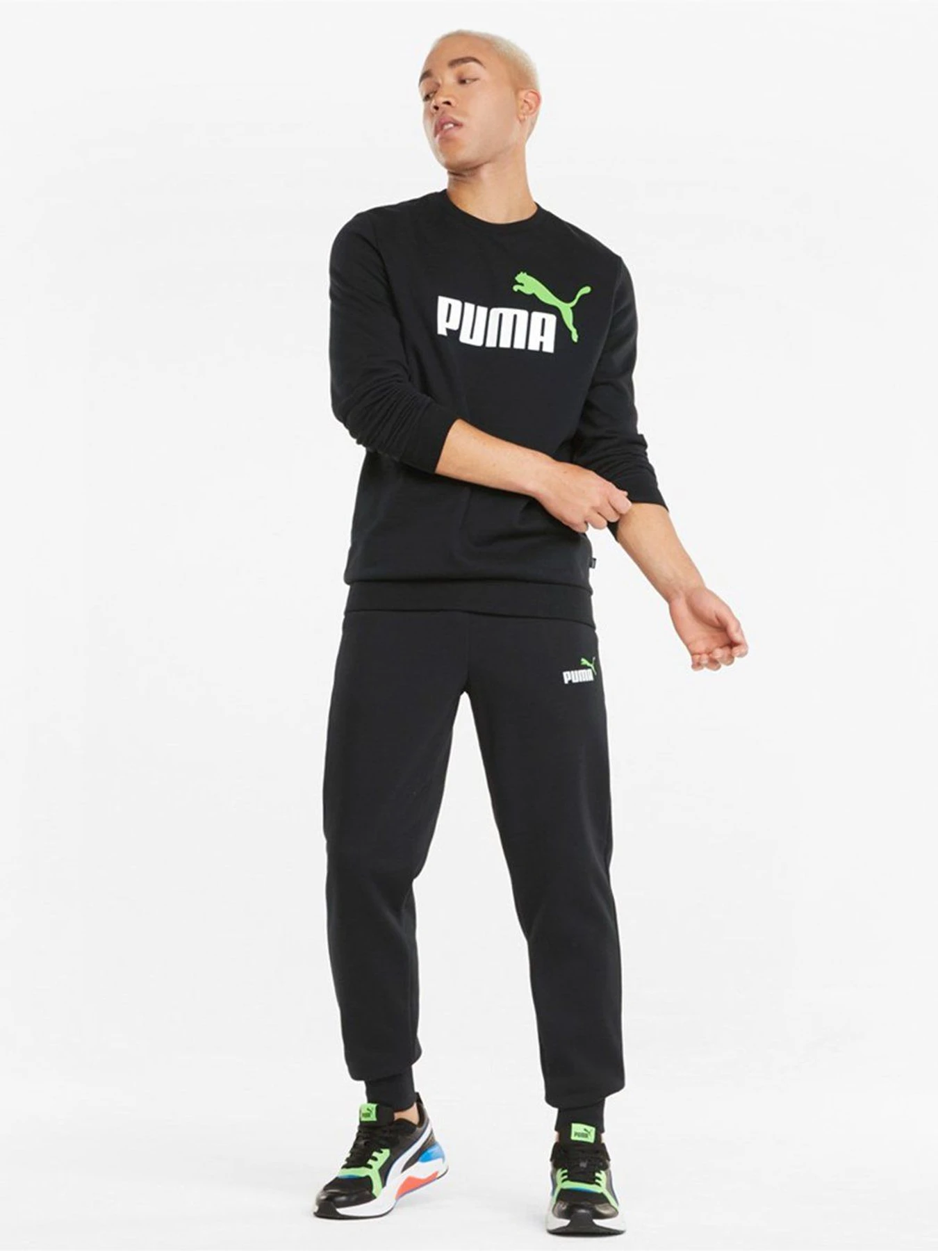 Брюки PUMA ESS + 2 Col Logo Pants FL cl модель 58676756 Брюки PUMA ESS + 2 Col Logo Pants FL cl модель 58676756 Фото