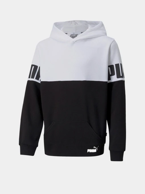Худи и свитшоты PUMA PUMA POWER Colorblock Hoodie B модель 58933702 Фото