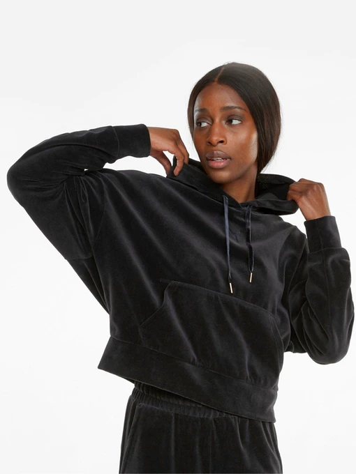 Худі та світшоти PUMA HER Velour Hoodie модель 58952001 Фото