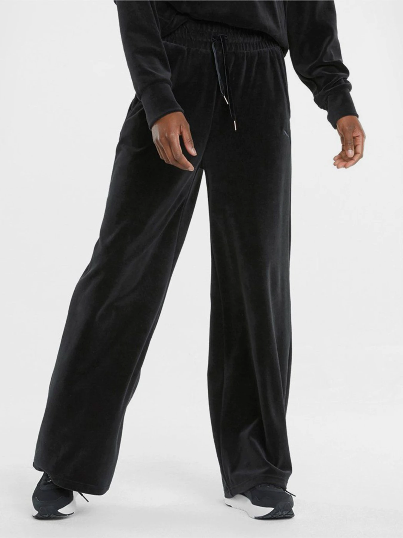 Брюки PUMA  HER Velour Wide Pants модель 58952601 Фото