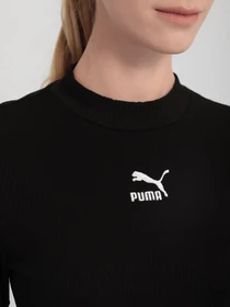 Платья PUMA Classics Ribbed LS Dress модель 53430401 Фото