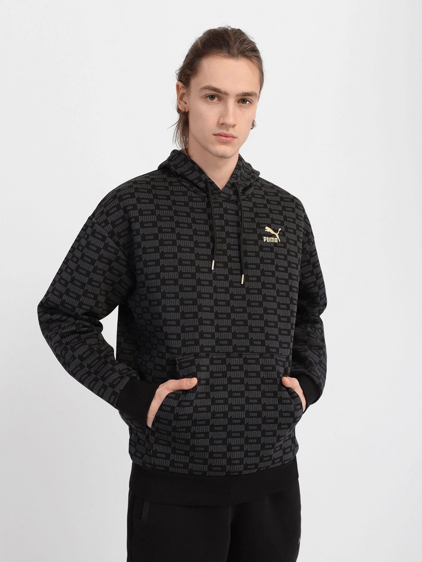 Худи и свитшоты PUMA LUXE Printed модель 53432901 Фото