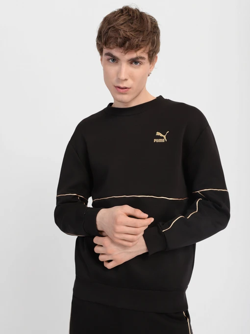 Худи и свитшоты PUMA LUXE Crew Neck модель 53433101 Фото