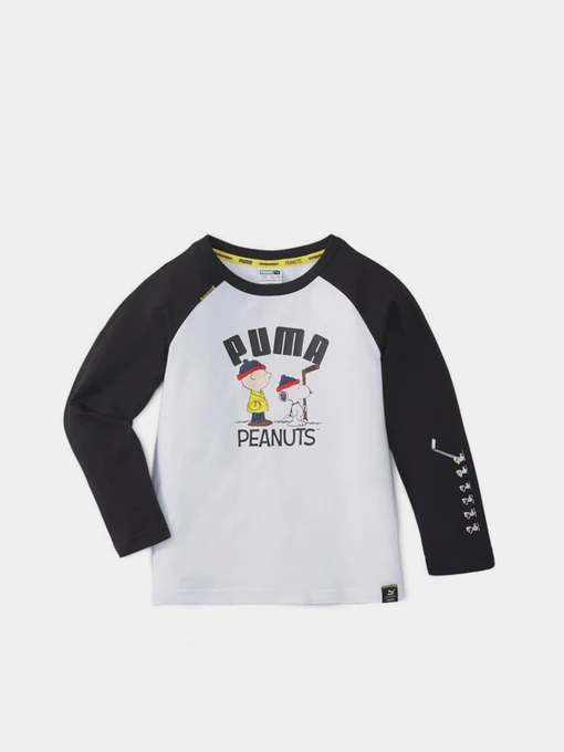 Худи и свитшоты PUMA Puma x PEANUTS LS Tee модель 58936301 Фото