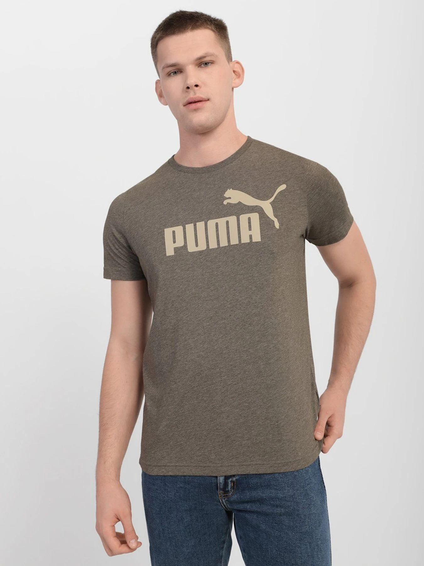 Футболки и поло PUMA ESSENTIALS HEATHER модель 58673644 Футболки и поло PUMA ESSENTIALS HEATHER модель 58673644 Фото