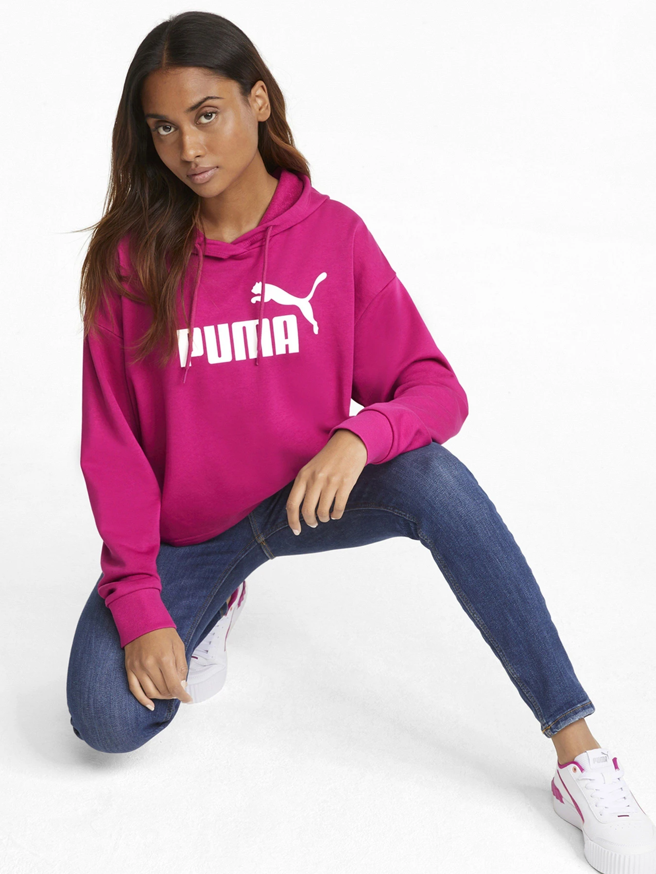 Худі та світшоти PUMA Essentials Logo Cropped модель 58687086 Фото