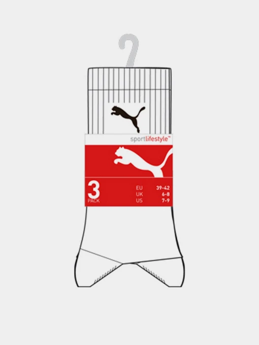 PUMA SPORT Набір шкарпеток колір білий фото 3