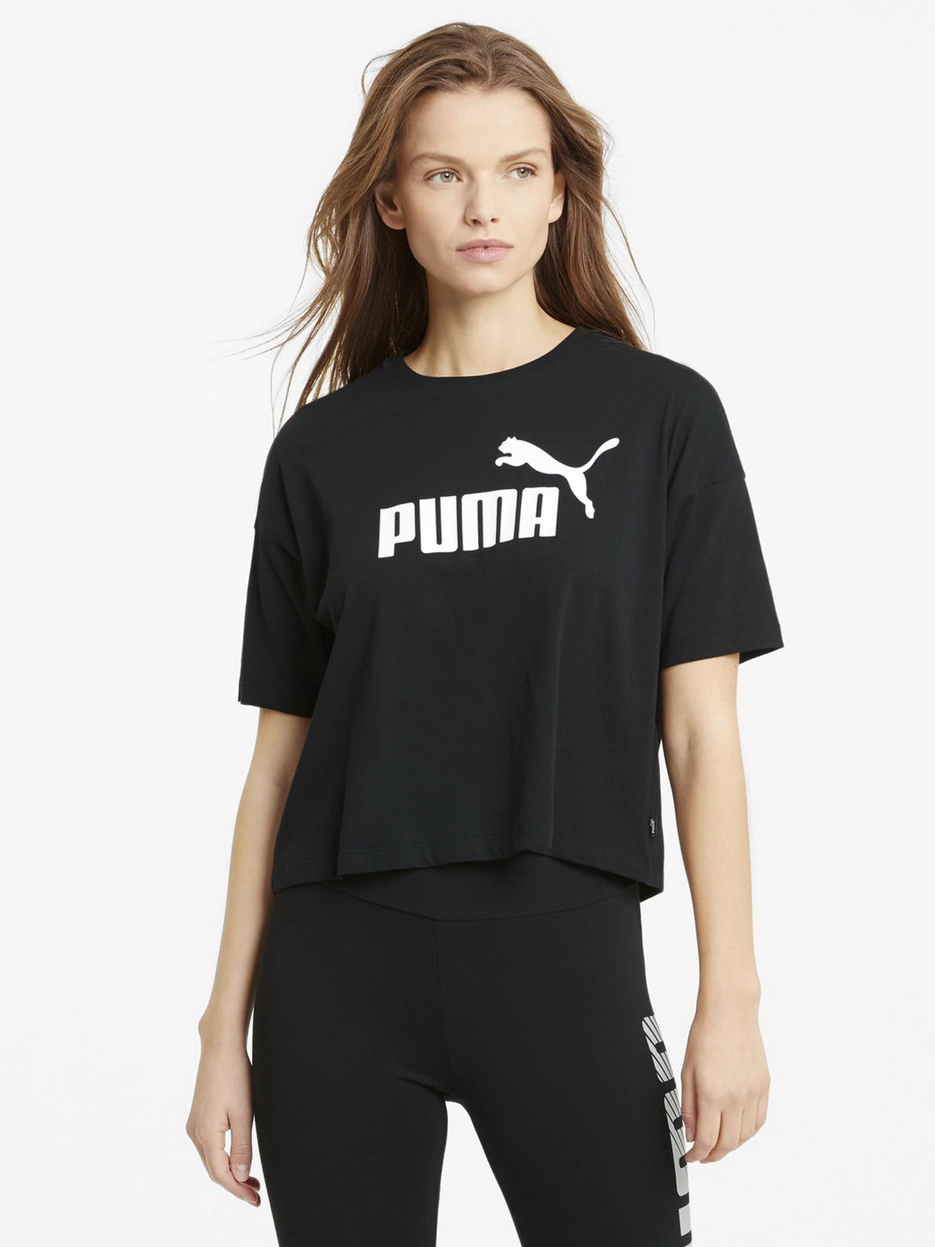 Футболки і поло PUMA Essentials Logo Cropped модель 58686601 Футболки і поло PUMA Essentials Logo Cropped модель 58686601 Фото