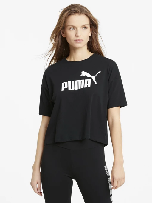 Футболки и поло PUMA Essentials Logo Cropped модель 58686601 Фото