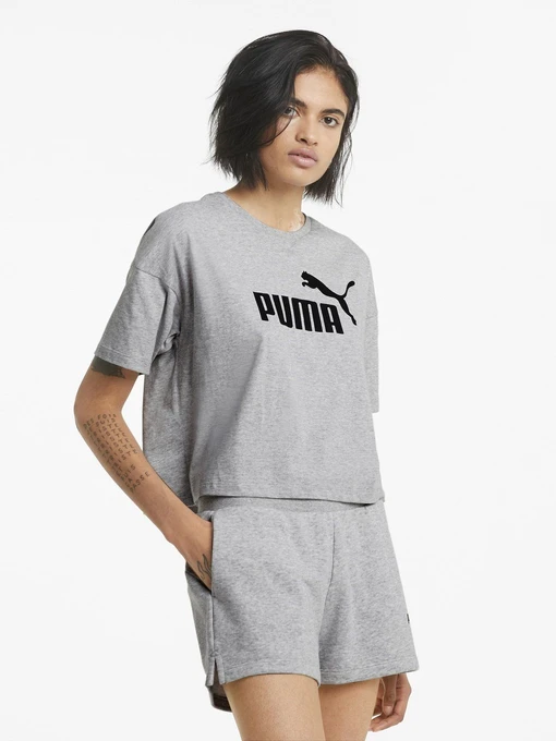Футболки і поло PUMA Essentials Logo Cropped модель 58686604 Фото